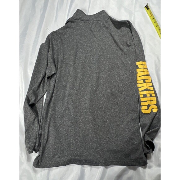 Green Bay Packers Long Sleeve 1/4 Zip 100% Polyester XL NFL Team - Picture 2 of 11